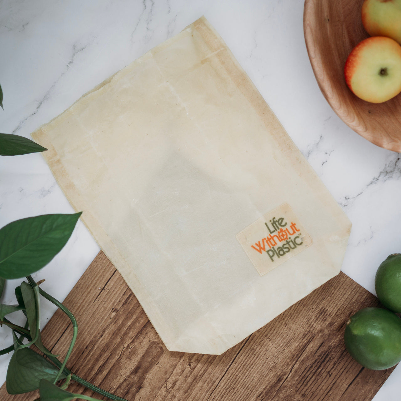 Less Than Perfect - Organic Cotton Waxed Bag - Large